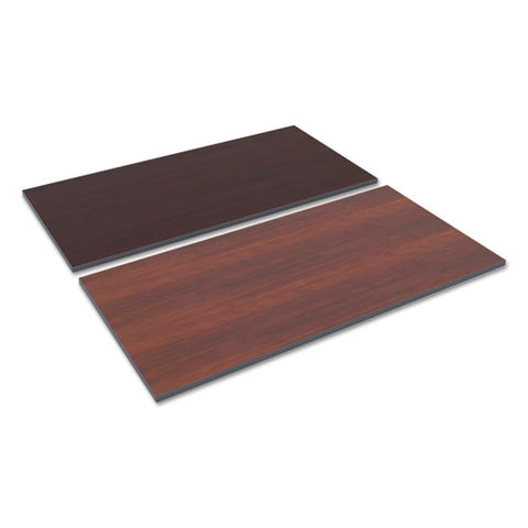 Image of Reversible Laminate Table Top, Rectangular, 59 3/8w X 29 1/2,med Cherry/mahogany