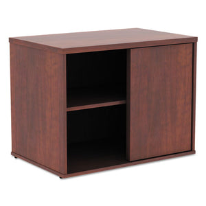 Alera Open Office Low Storage Cabinet Credenza, 29 1/2 X 19 1/8x 22 7/8, Cherry