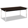 Utility Table, Rectangular, 72w X 36d X 29h, Mocha/black