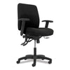 Network Mid-back Task Chair, Supports Up To 250 Lbs., Black Seat/black Back, Black Base