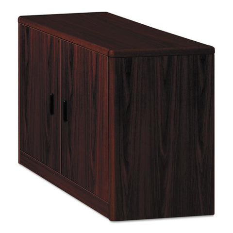 Image of 10700 Series Locking Storage Cabinet, 36w X 20d X 29 1/2h, Mahogany