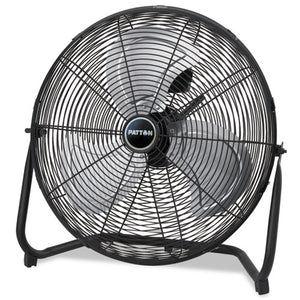 High Velocity Fan, Three-speed, Black, 24 1/2"w X 8 5/8"h