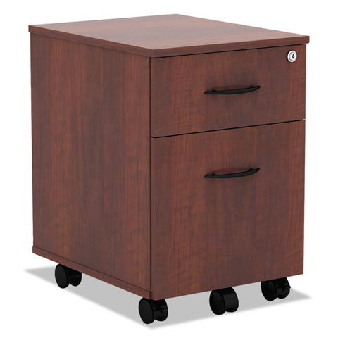 Image of Alera Valencia Series Mobile Box/file Pedestal, 15.88w X 19.13d X 22.88h, Medium Cherry