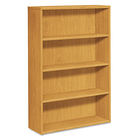 Image of 10500 Series Laminate Bookcase, Four-shelf, 36w X 13-1/8d X 57-1/8h, Harvest