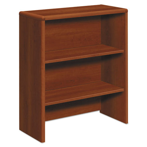 Image of 10700 Series Bookcase Hutch, 32.63w X 14.63d X 37.13h, Cognac