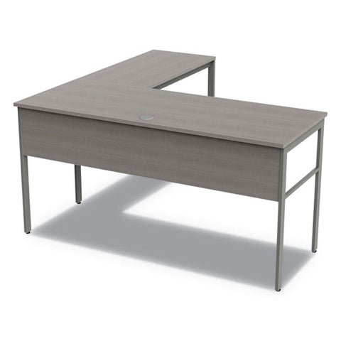 Image of Urban Desk Workstation, 59w X 59d X 29.5h, Ash