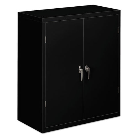 Image of Assembled Storage Cabinet, 36w X 18 1/8d X 41 3/4h, Black