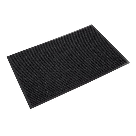 Image of Needle Rib Wipe And Scrape Mat, Polypropylene, 36 X 60, Charcoal