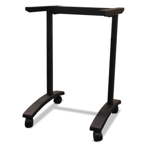 Image of Alera Valencia Series Training Table T-leg Base, 24 1/2w X 19 3/4d X 28 1/2h, Black