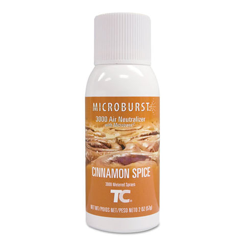 Image of Tc Microburst 3000 Air Freshener Refill, Cinnamon Spice, 2 Oz, 12/carton