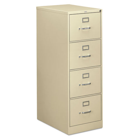 Image of 310 Series Four-drawer Full-suspension File, Legal, 18.25w X 26.5d X 52h, Putty