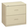 400 Series Two-drawer Lateral File, 36w X 18d X 28h, Putty