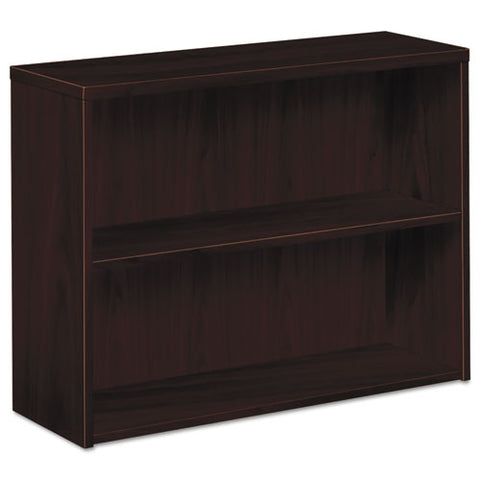 Image of 10500 Series Laminate Bookcase, Two-shelf, 36w X 13-1/8d X 29-5/8h, Mahogany