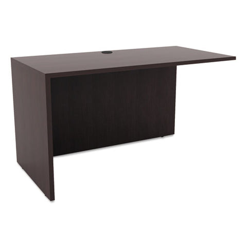 Image of Alera Valencia Series Reversible Return/bridge Shell, 47 1/4w X 23 5/8d X 29 1/2h, Espresso