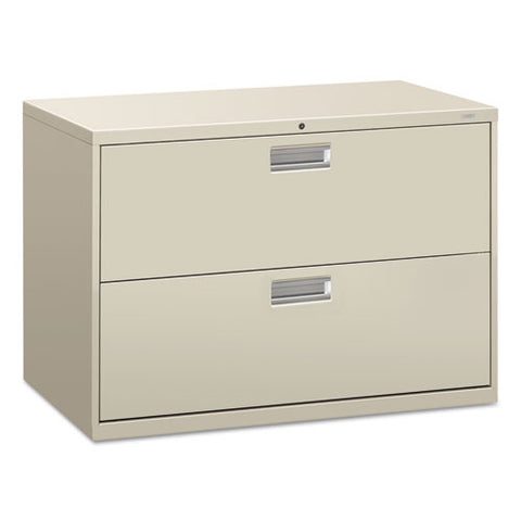 Image of 600 Series Two-drawer Lateral File, 42w X 18d X 28h, Light Gray