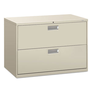 600 Series Two-drawer Lateral File, 42w X 18d X 28h, Light Gray