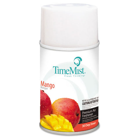 Image of Premium Metered Air Freshener Refill, Mango, 6.6 Oz Aerosol, 12/carton