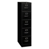 310 Series Five-drawer Full-suspension File, Letter, 15w X 26.5d X 60h, Black