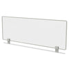 Trento Line Dividing Panel, Polycarbonate, 47.13w X 1.75d X 15.5h, Translucent