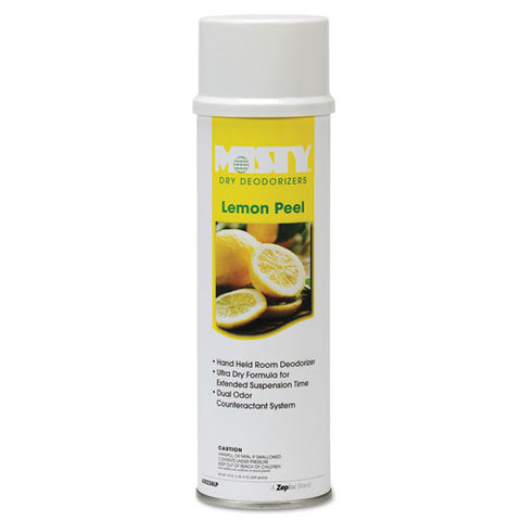 Image of Handheld Air Deodorizer, Lemon Peel, 10 Oz Aerosol, 12/carton