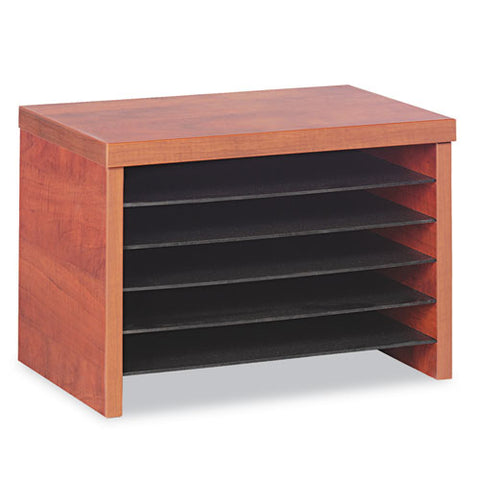 Image of Alera Valencia Under Counter File Organizer Shelf, 15.75w X 9.88d X 10.88h, Cherry