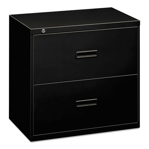 Image of 400 Series Two-drawer Lateral File, 36w X 18d X 28h, Black