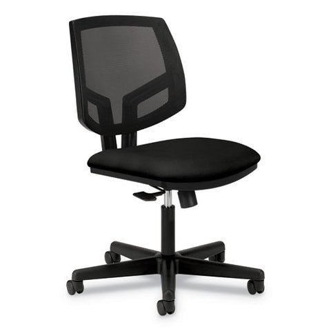 Image of Volt Series Mesh Back Task Chair, Supports Up To 250 Lbs., Black Seat/black Back, Black Base