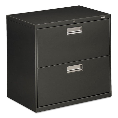 Image of 600 Series Two-drawer Lateral File, 30w X 18d X 28h, Charcoal