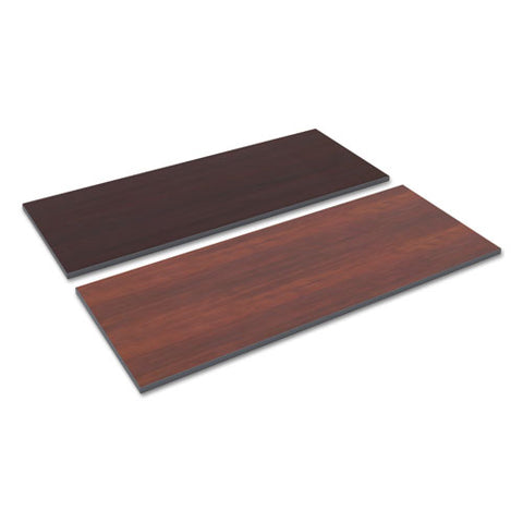 Image of Reversible Laminate Table Top, Rectangular, 59 1/2w X 23 5/8,med Cherry/mahogany