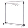 Large Capacity Garment Rack, 63.5w X 21.25d X 67.5h, Black/silver