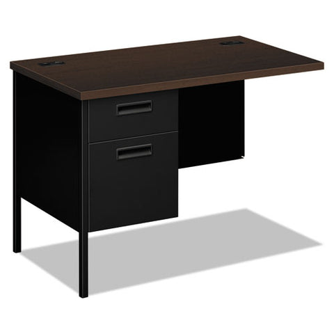 Image of Metro Classic Series Workstation Return, Left, 42w X 24d, Mocha/black