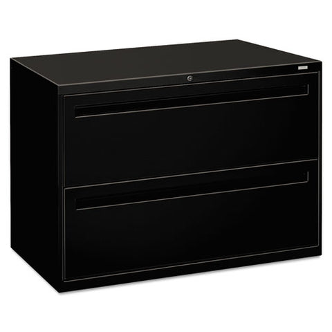 Image of 700 Series Two-drawer Lateral File, 42w X 18d X 28h, Black