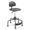 Task Master Economy Industrial Chair, 35" Seat Height, Supports Up To 250 Lbs., Black Seat/black Back, Black Base