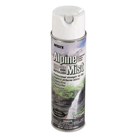 Image of Hand-held Odor Neutralizer, Alpine Mist, 10 Oz Aerosol, 12/carton