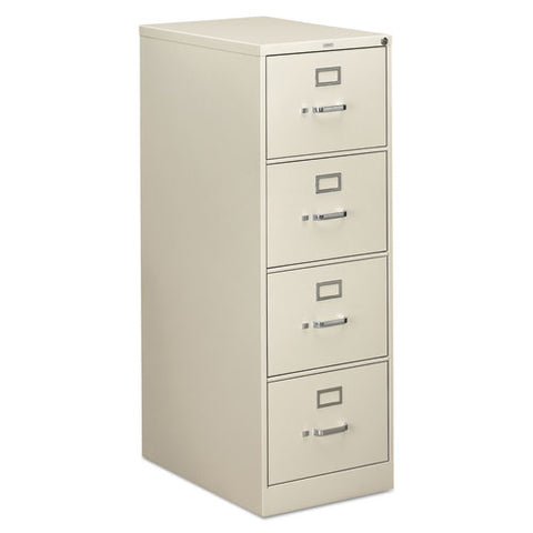 Image of 310 Series Four-drawer Full-suspension File, Legal, 18.25w X 26.5d X 52h, Light Gray