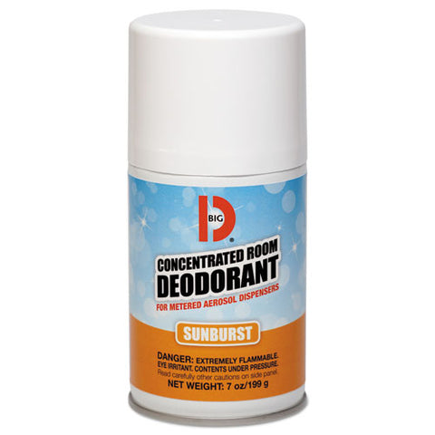 Image of Metered Concentrated Room Deodorant, Sunburst Scent, 7 Oz Aerosol, 12/carton