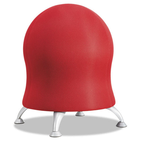 Image of Zenergy Ball Chair, Crimson Seat/crimson Back, Silver Base