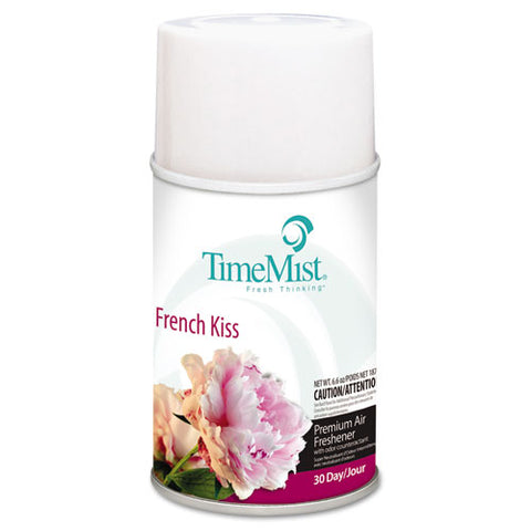 Image of Premium Metered Air Freshener Refill, French Kiss, 6.6 Oz Aerosol, 12/carton