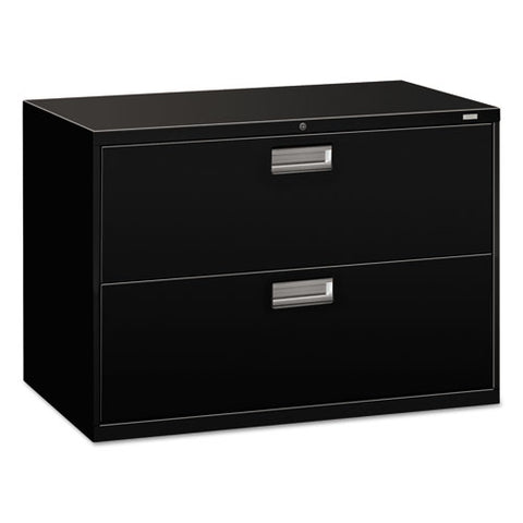 Image of 600 Series Two-drawer Lateral File, 42w X 18d X 28h, Black