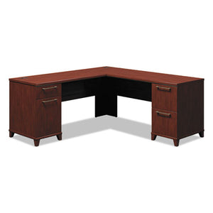 Enterprise Collection 72w X 72d L-desk Pedestal Only, 70.13w X 70.13d X 29.75h, Harvest Cherry, Box 1 Of 2