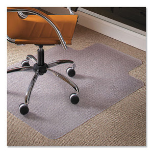 Natural Origins Chair Mat With Lip For Carpet, 45 X 53, Clear