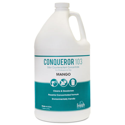 Image of Conqueror 103 Odor Counteractant Concentrate, Mango, 1 Gal Bottle, 4/carton