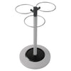 Flower Umbrella Stand, 13.75w X 13.75d X 25.5h, Black/silver