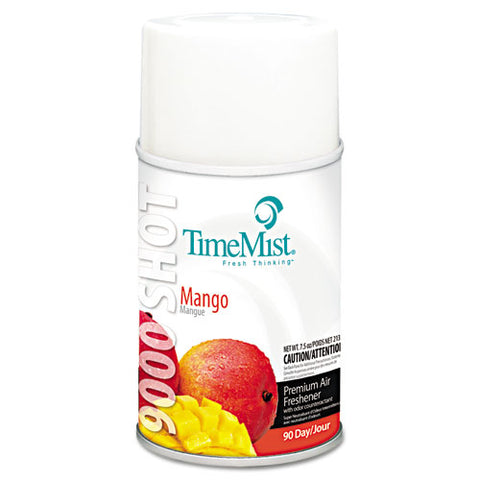 Image of 9000 Shot Metered Air Fresheners Refill, Mango, 7.5 Oz Aerosol, 4/carton