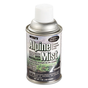 Metered Odor Neutralizer Refills, Alpine Mist, 7 Oz Aerosol, 12/carton