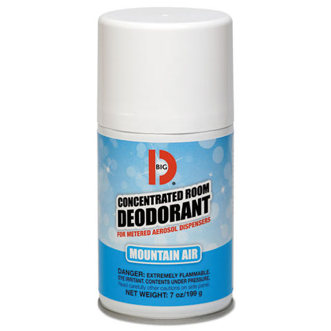 Image of Metered Concentrated Room Deodorant, Mountain Air Scent, 7 Oz Aerosol, 12/carton