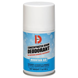 Metered Concentrated Room Deodorant, Mountain Air Scent, 7 Oz Aerosol, 12/carton