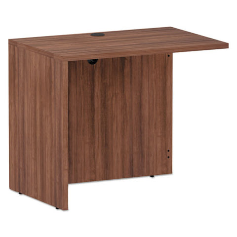 Image of Alera Valencia Series Reversible Return/bridge Shell, 35w X 23 5/8d X 29 1/2h, Modern Walnut