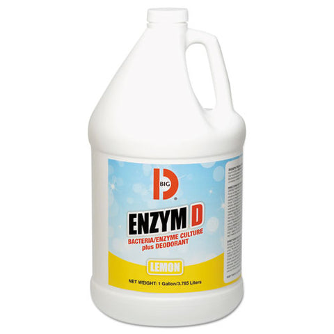 Image of Enzym D Digester Liquid Deodorant, Lemon, 1 Gal, 4/carton