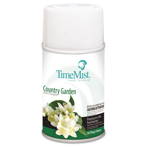 Image of Premium Metered Air Freshener Refill, Country Garden, 6.6 Oz Aerosol, 12/carton